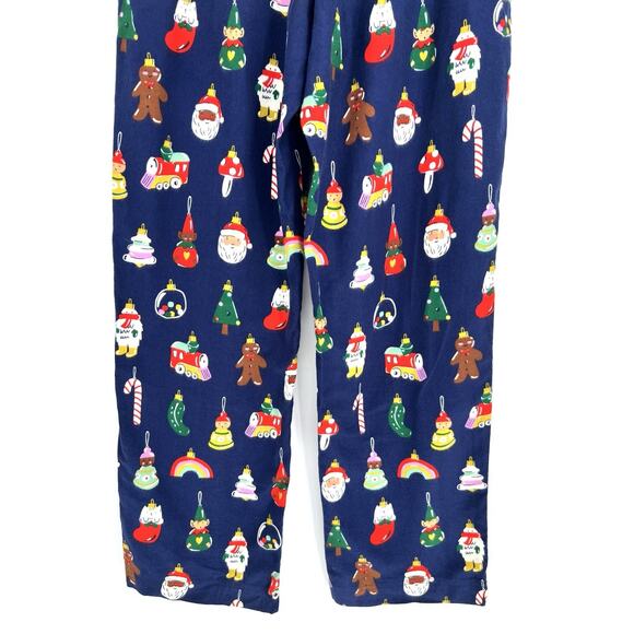 Hanna Andersson Flannel Pajama Pant Christmas Heirloom Ornaments Unisex Medium - Picture 6 of 10